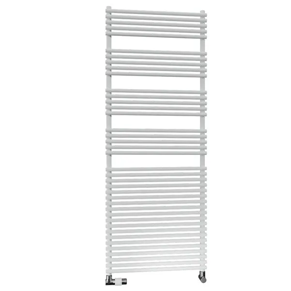 Arbonia Bagnotherm zweilagig H: 1.500 B: 500mm, weiß RAL9016, Anschlussbild 68/86 unten seitlich E3N201500502XXA