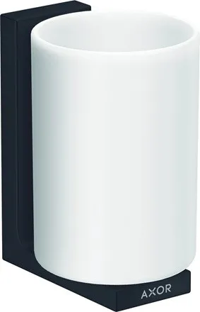 Hansgrohe Zahnputzbecher Axor Universal Rectangular mattschwarz 42604670