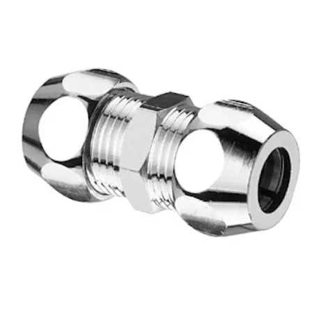 Schell Gerade-Doppel-Verschraubung 3/8''AGx10, 3/8''AGx8, chrom 064410699
