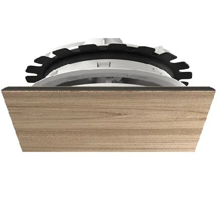 Viessmann Zuluft- und Abluftventil quadratisch Eiche 7974011